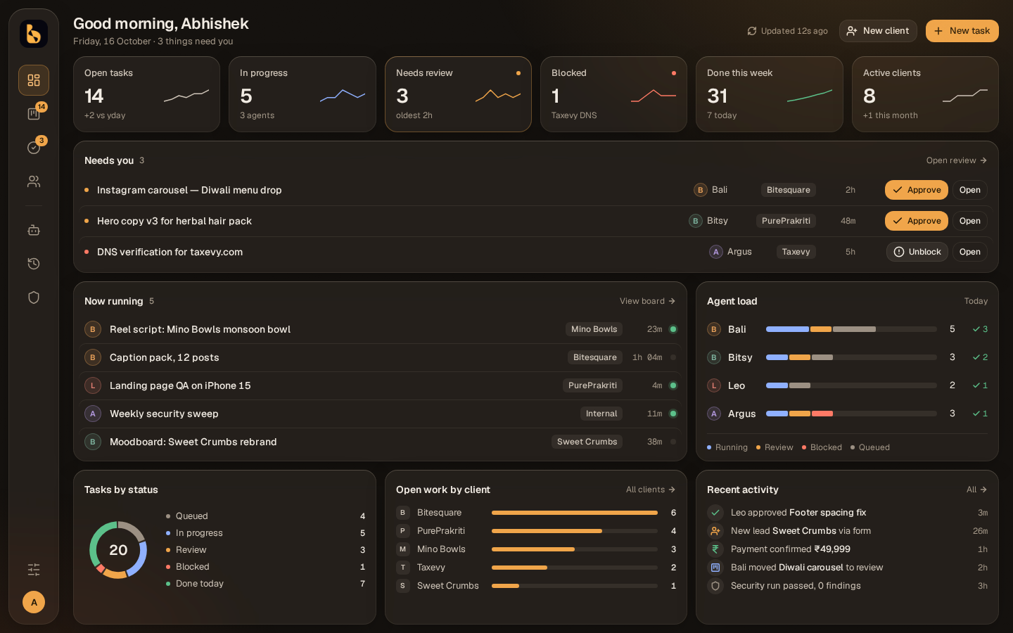Ember Glass dashboard 1440x900